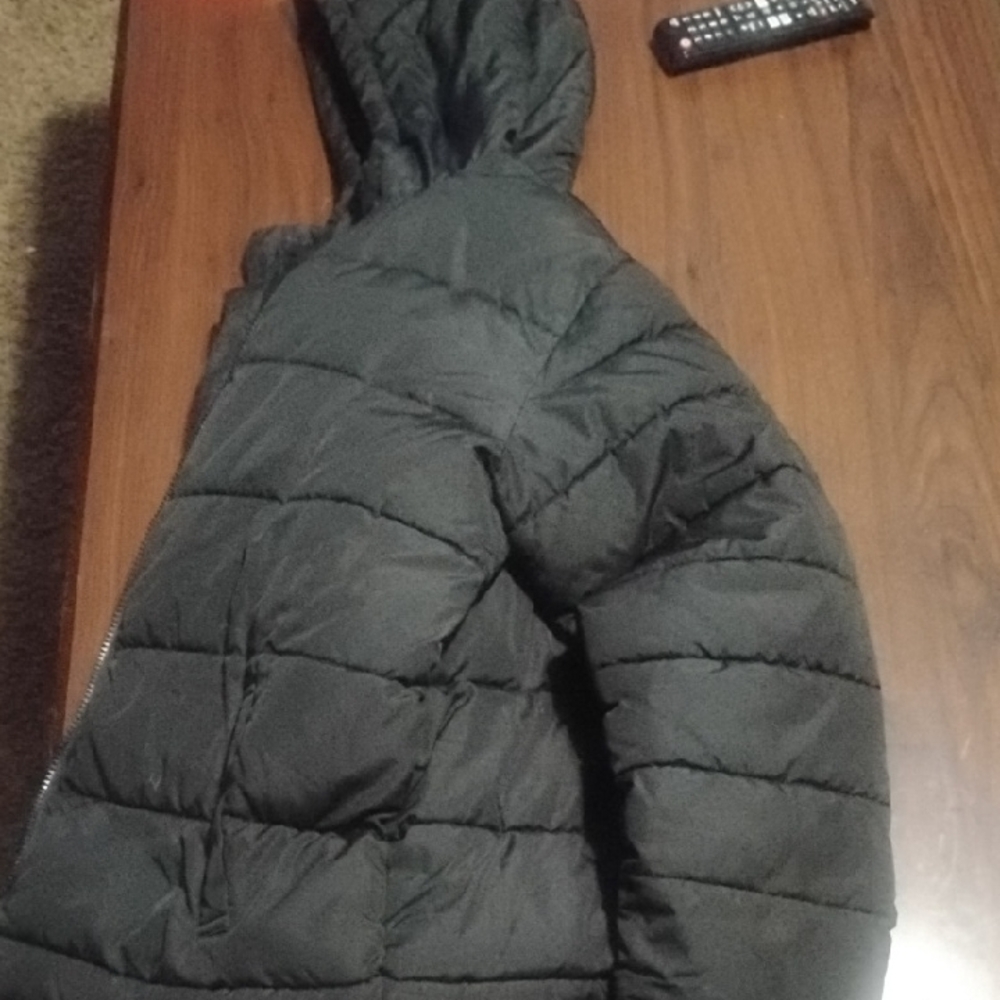 Swiss Tech Black Kids Puffer Jacket